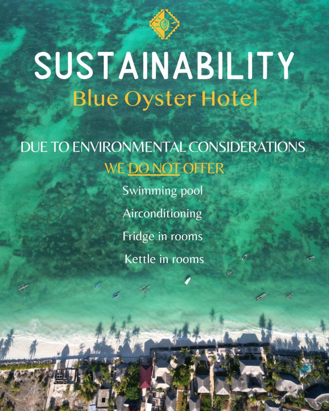 Blue Oyster Hotel Jambiani  Εξωτερικό φωτογραφία